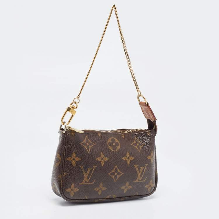Pre Owned Louis Vuitton Monogram Canvas Mini Pochette Accessoires 