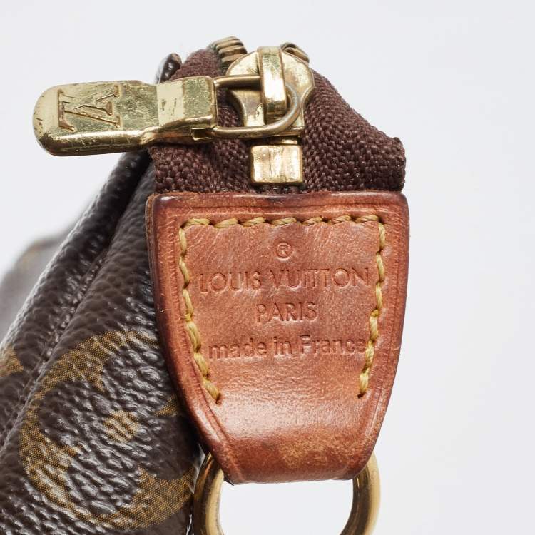 Pre Owned Louis Vuitton Monogram Canvas Mini Pochette Accessoires 