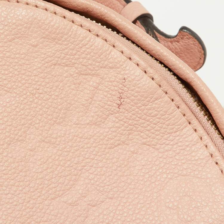 Pre Owned Louis Vuitton Rose Poudre Monogram Empreinte Leather Sorbonne Backpack