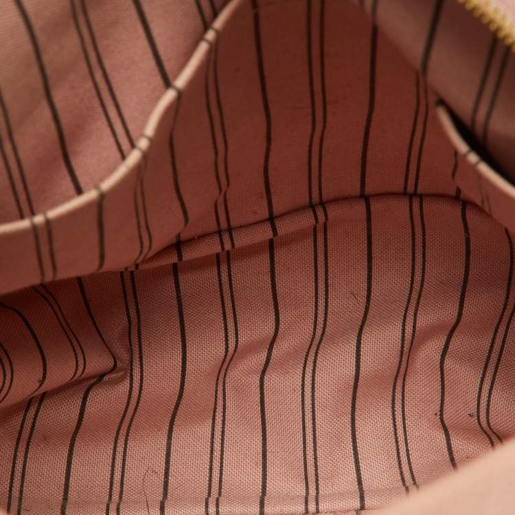 Pre Owned Louis Vuitton Rose Poudre Monogram Empreinte Leather Sorbonne Backpack