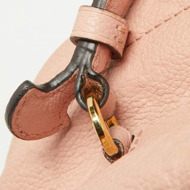 Pre Owned Louis Vuitton Rose Poudre Monogram Empreinte Leather Sorbonne Backpack