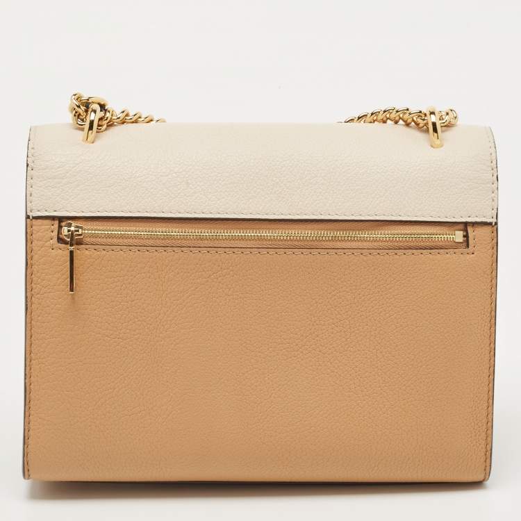 Pre Owned Louis Vuitton Arizona Quartz/Caramel Leather Mylockme Chain Bag