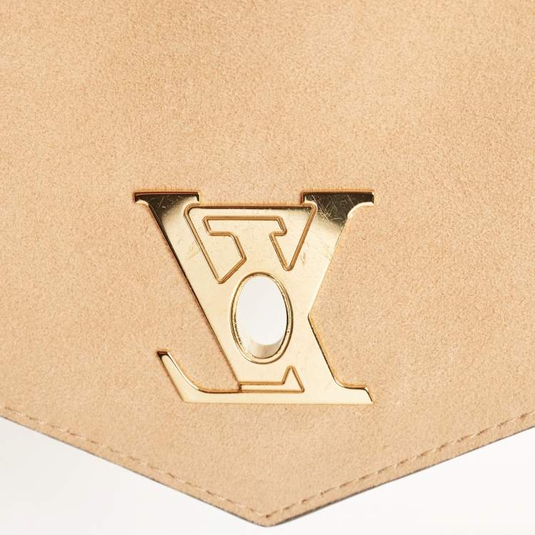 Pre Owned Louis Vuitton Arizona Quartz/Caramel Leather Mylockme Chain Bag