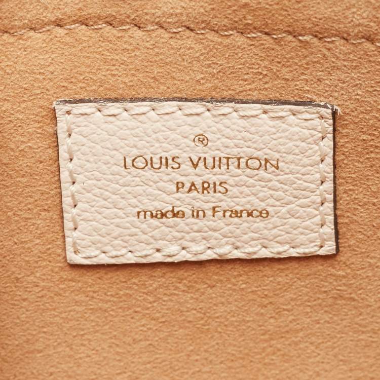 Pre Owned Louis Vuitton Arizona Quartz/Caramel Leather Mylockme Chain Bag