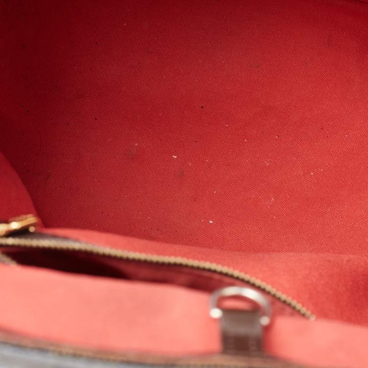 Pre Owned Louis Vuitton Damier Ebene Canvas and Leather Cabas Rivington GM Bag