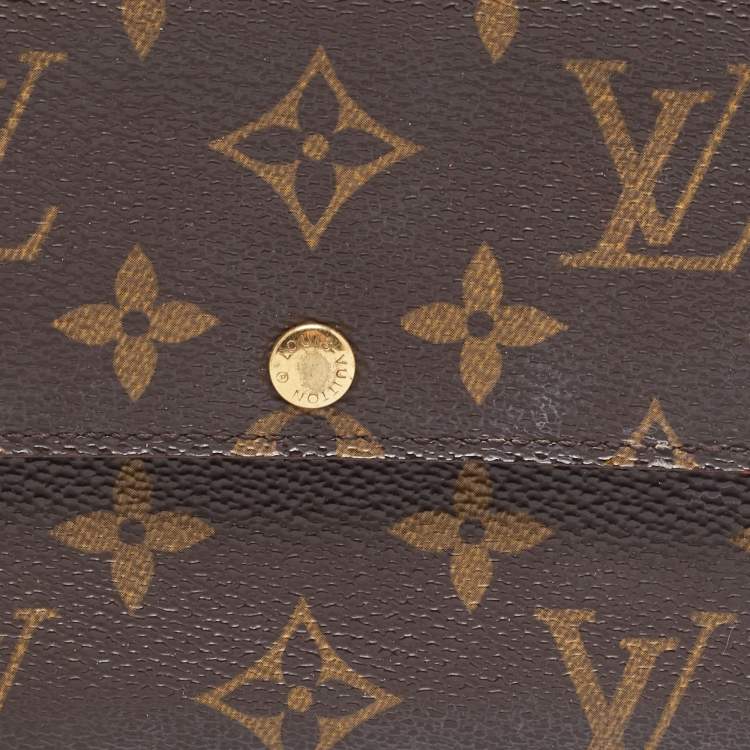 Pre Owned Louis Vuitton Monogram Canvas Sarah Wallet