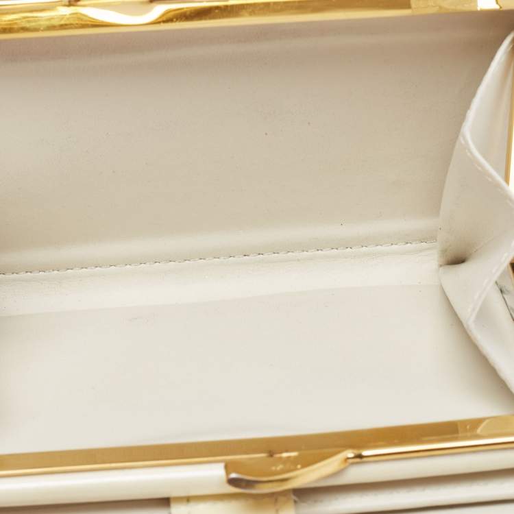 Pre Owned Louis Vuitton Perle Monogram Vernis French Wallet