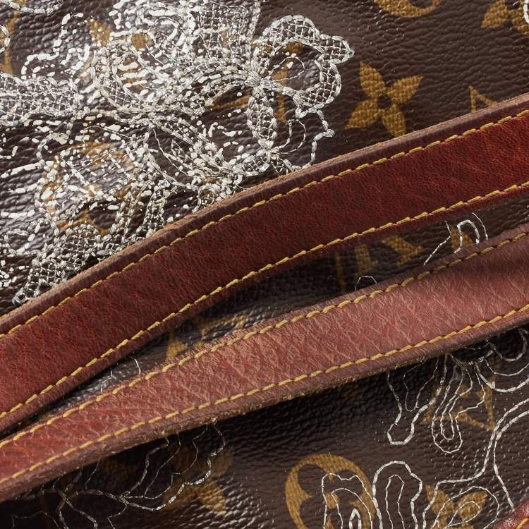 Pre Owned Louis Vuitton Monogram Canvas Limited Edition Dentelle Batignolles Horizontal Bag