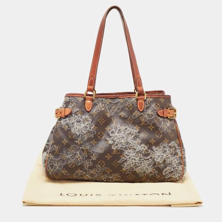 Pre Owned Louis Vuitton Monogram Canvas Limited Edition Dentelle Batignolles Horizontal Bag