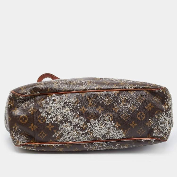 Pre Owned Louis Vuitton Monogram Canvas Limited Edition Dentelle Batignolles Horizontal Bag