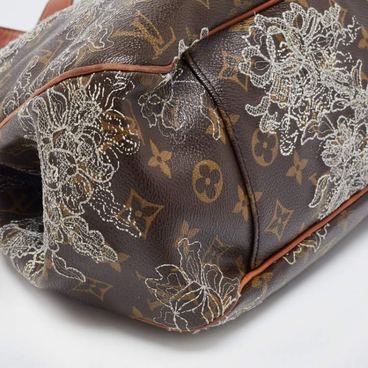 Pre Owned Louis Vuitton Monogram Canvas Limited Edition Dentelle Batignolles Horizontal Bag