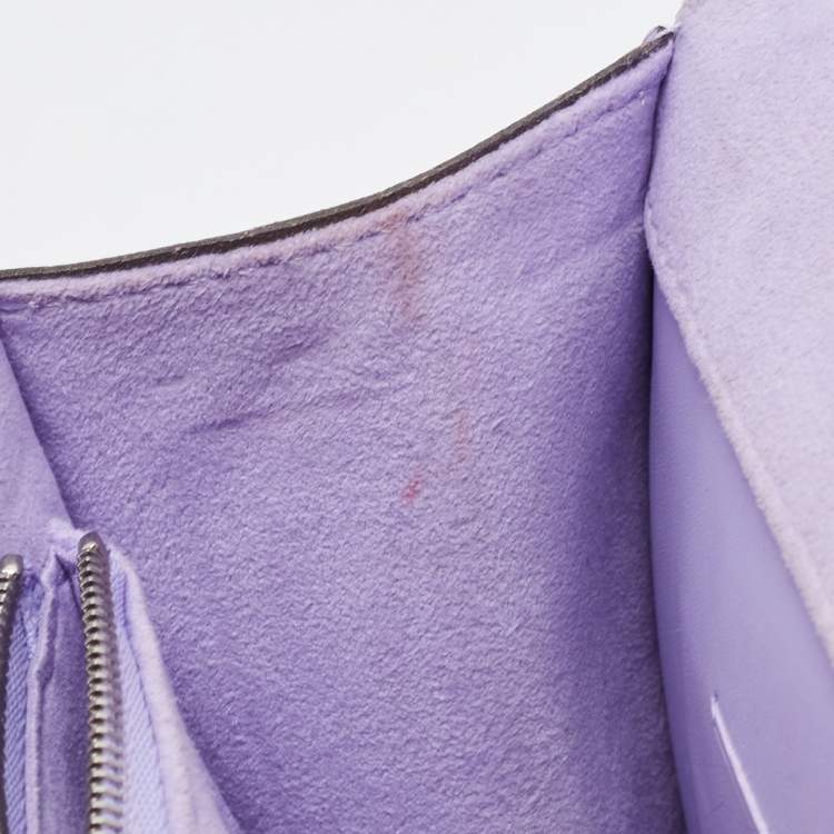 Pre Owned Louis Vuitton Lilac Epi Leather Louise Summer Clutch