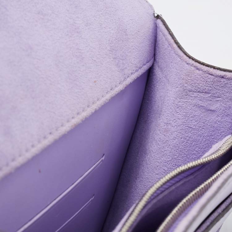 Pre Owned Louis Vuitton Lilac Epi Leather Louise Summer Clutch