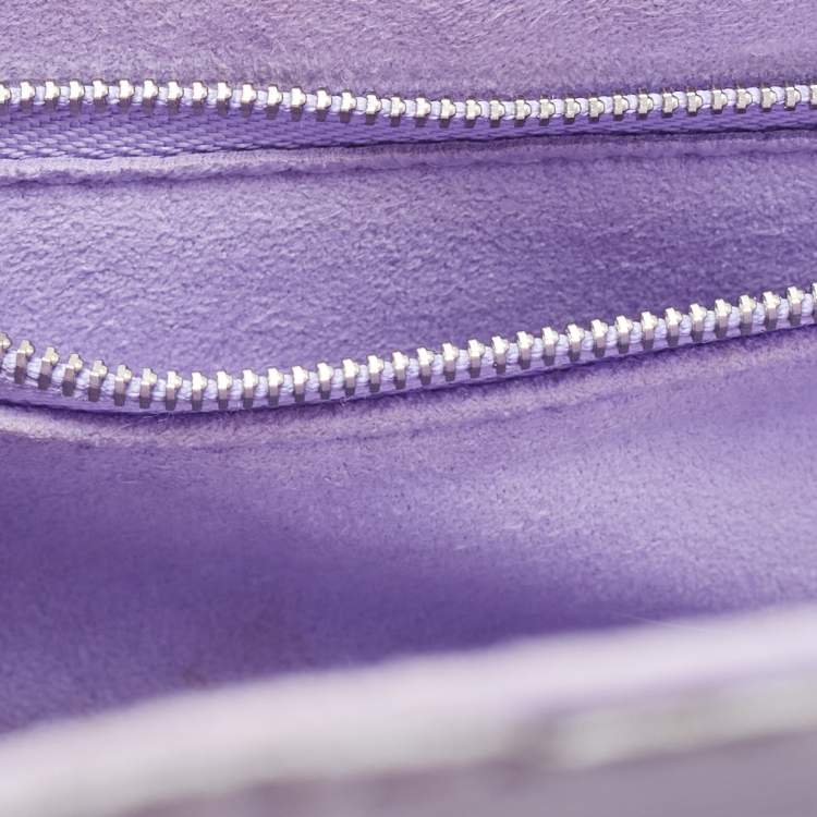 Pre Owned Louis Vuitton Lilac Epi Leather Louise Summer Clutch