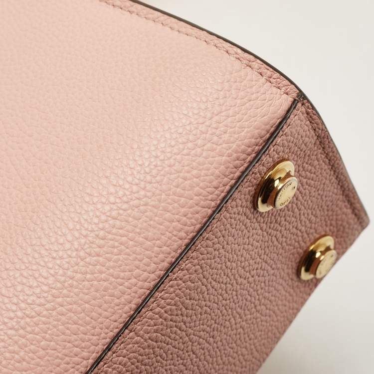 Pre Owned Louis Vuitton Pink/Cream Taurillon Leather and Python City Steamer Mini Bag