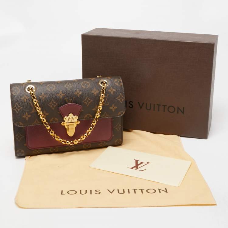 Pre Owned Louis Vuitton Raisin Monogram Canvas and Leather Victoire Bag
