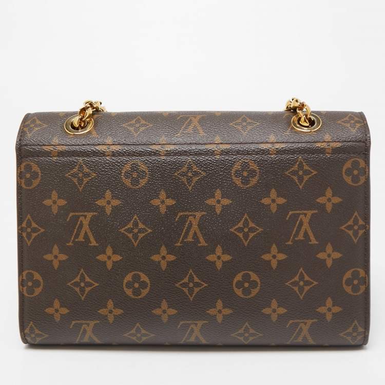 Pre Owned Louis Vuitton Raisin Monogram Canvas and Leather Victoire Bag
