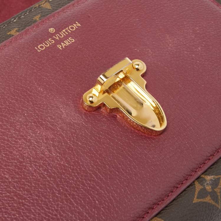Pre Owned Louis Vuitton Raisin Monogram Canvas and Leather Victoire Bag