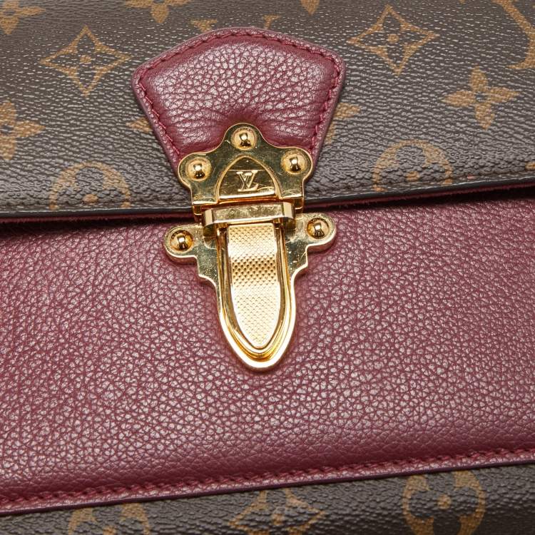 Pre Owned Louis Vuitton Raisin Monogram Canvas and Leather Victoire Bag