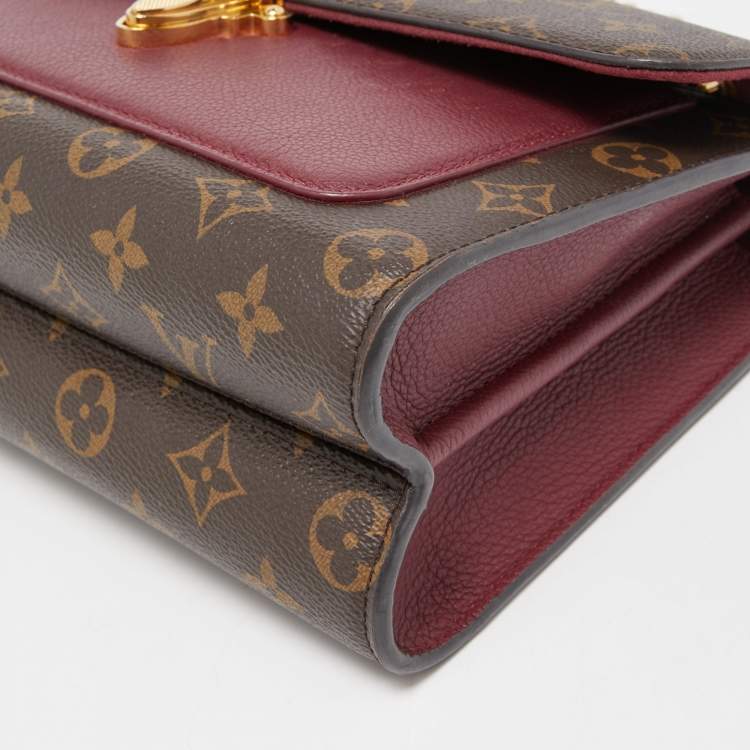 Pre Owned Louis Vuitton Raisin Monogram Canvas and Leather Victoire Bag