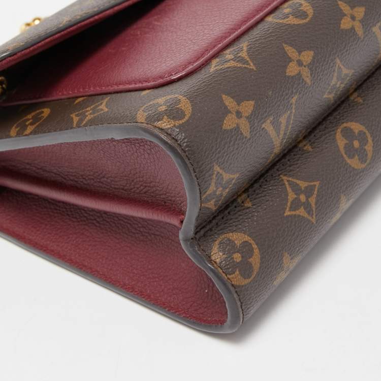 Pre Owned Louis Vuitton Raisin Monogram Canvas and Leather Victoire Bag