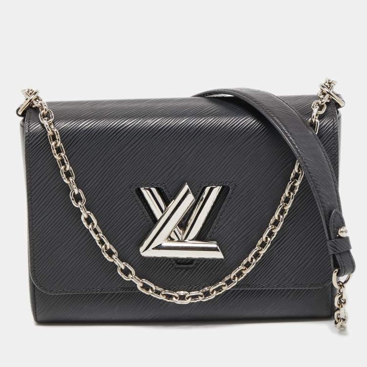 Pre Owned Louis Vuitton Black Epi Leather Twist MM Bag