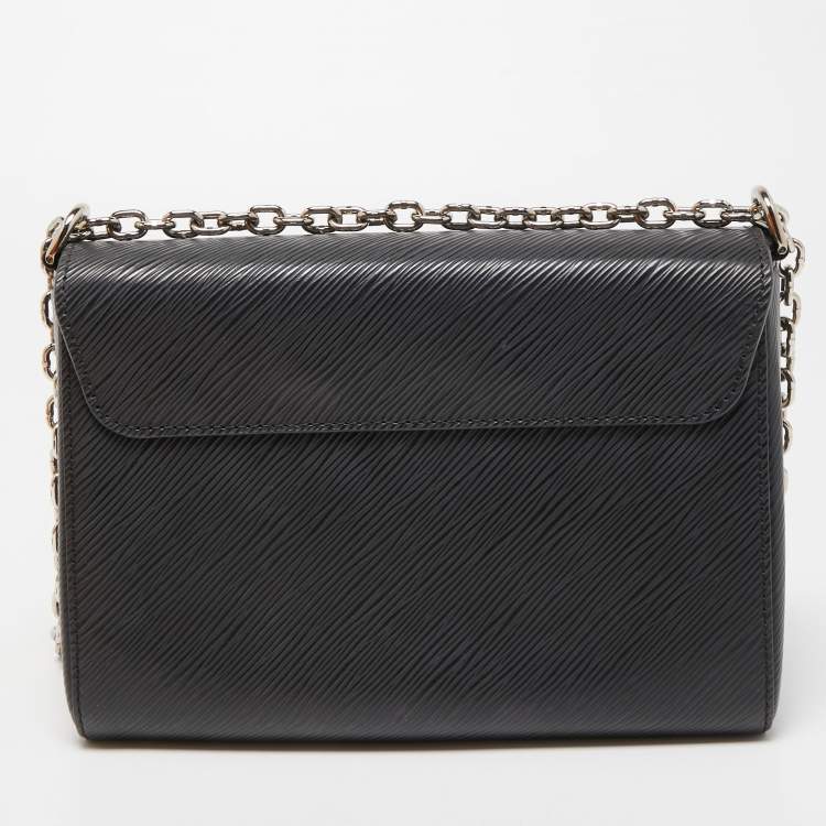 Pre Owned Louis Vuitton Black Epi Leather Twist MM Bag