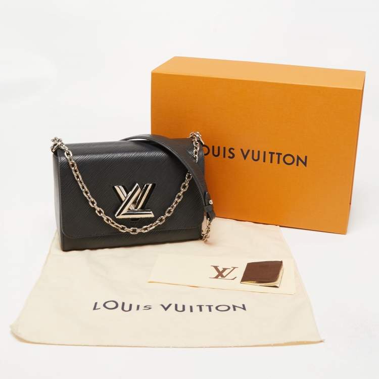 Pre Owned Louis Vuitton Black Epi Leather Twist MM Bag