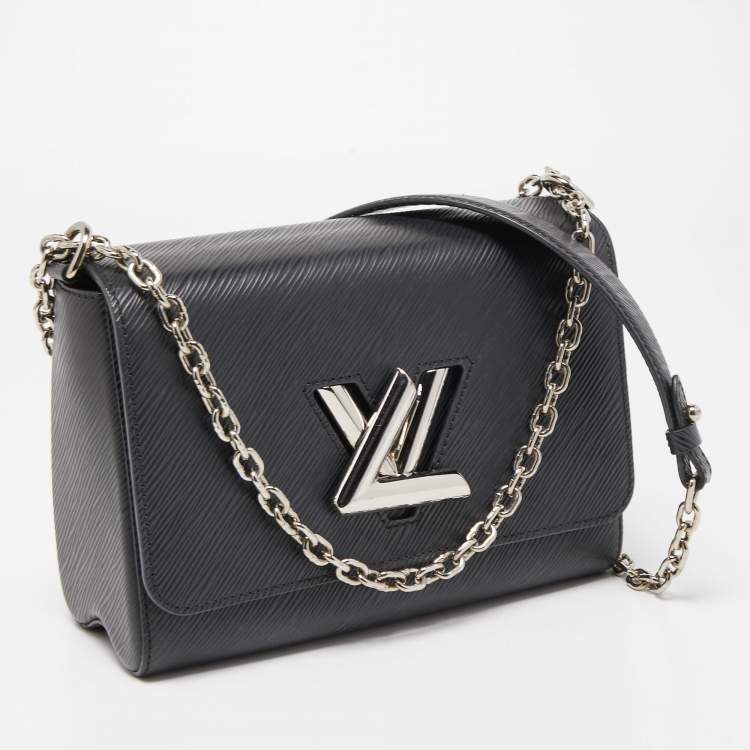 Pre Owned Louis Vuitton Black Epi Leather Twist MM Bag