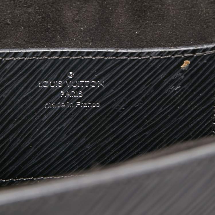 Pre Owned Louis Vuitton Black Epi Leather Twist MM Bag