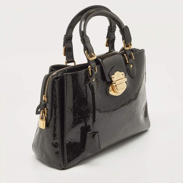 Pre Owned Louis Vuitton Bleu Infini Monogram Vernis Melrose Avenue Bag