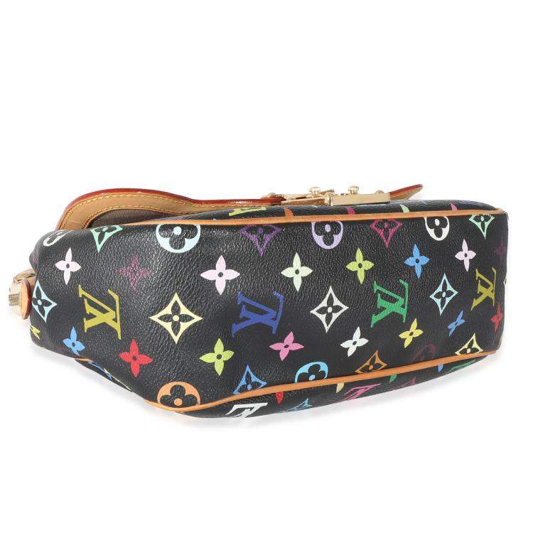 Pre Owned Louis Vuitton Black Monogram Multicolor Canvas Gracie MM