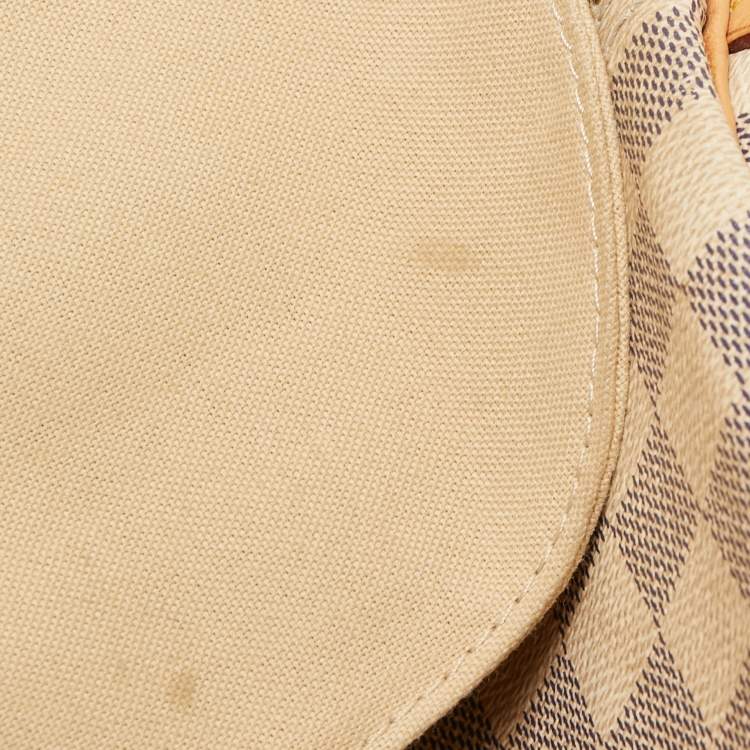 Pre Owned Louis Vuitton Damier Azure Canvas Speedy 35 Bag