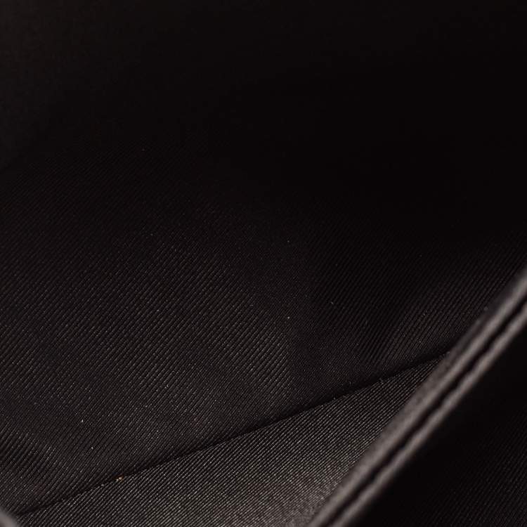 Pre Owned Louis Vuitton Black Leather Lockme II Top Handle Bag