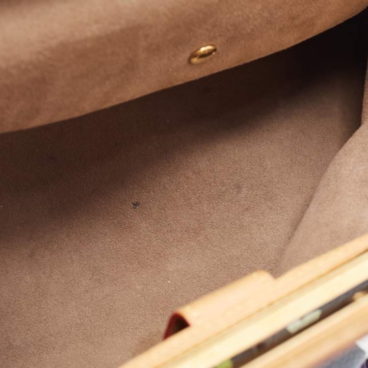 Pre Owned Louis Vuitton Black Monogram Multicolore Canvas Judy GM Bag