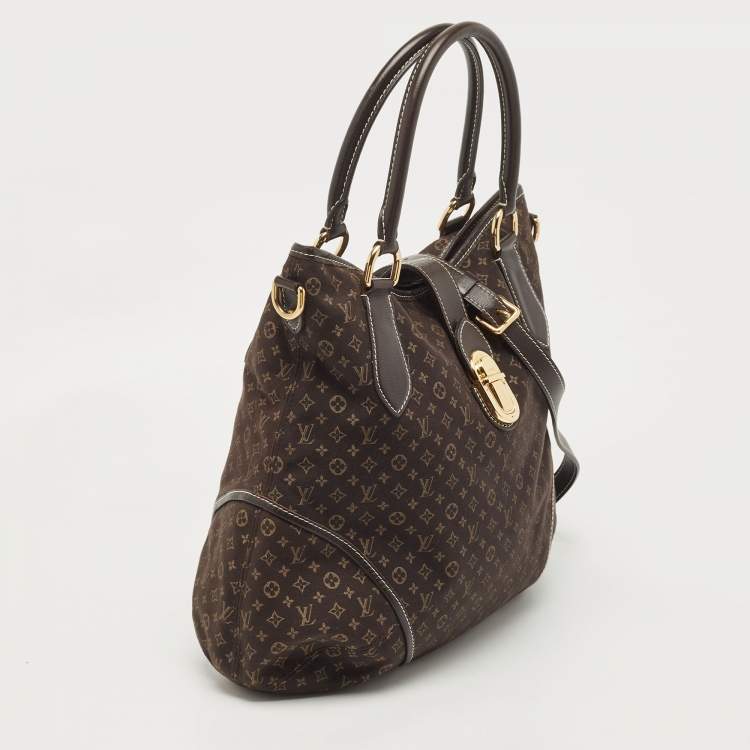 Pre Owned Louis Vuitton Fusain Monogram Idylle Canvas Elegie Bag