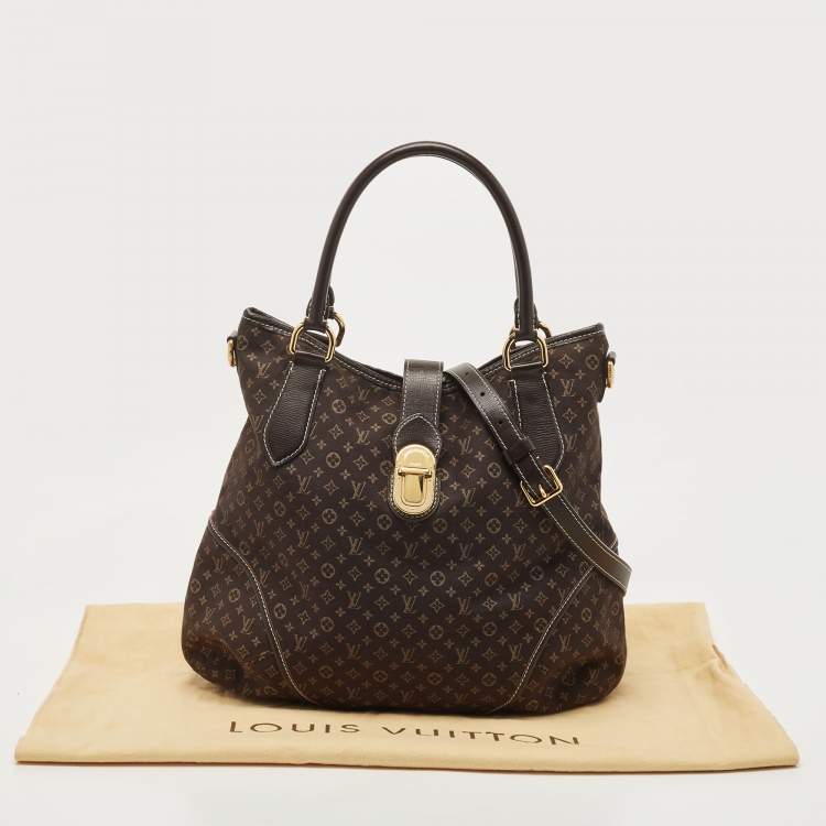 Pre Owned Louis Vuitton Fusain Monogram Idylle Canvas Elegie Bag
