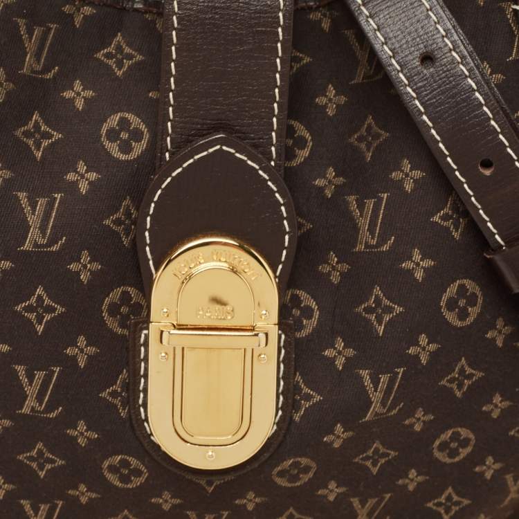Pre Owned Louis Vuitton Fusain Monogram Idylle Canvas Elegie Bag