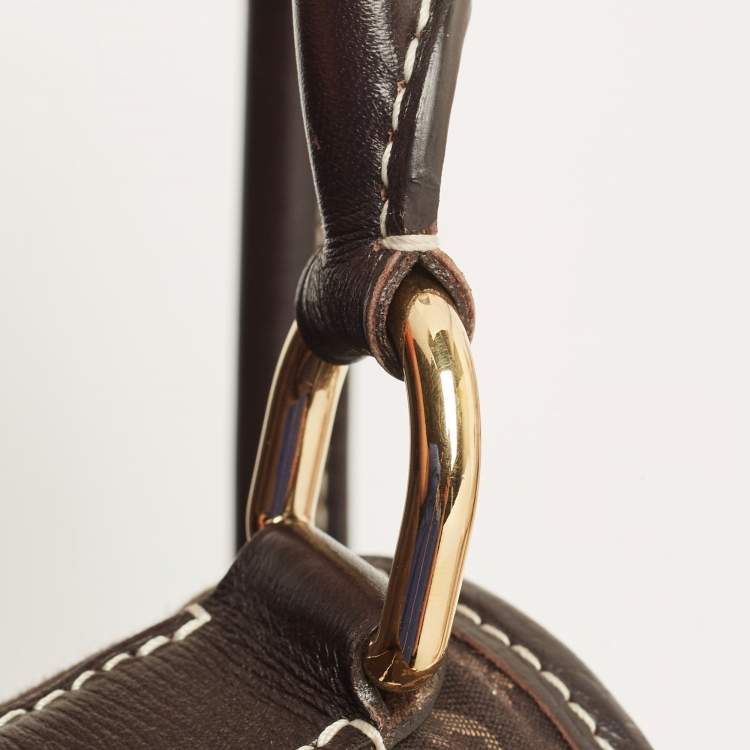 Pre Owned Louis Vuitton Fusain Monogram Idylle Canvas Elegie Bag
