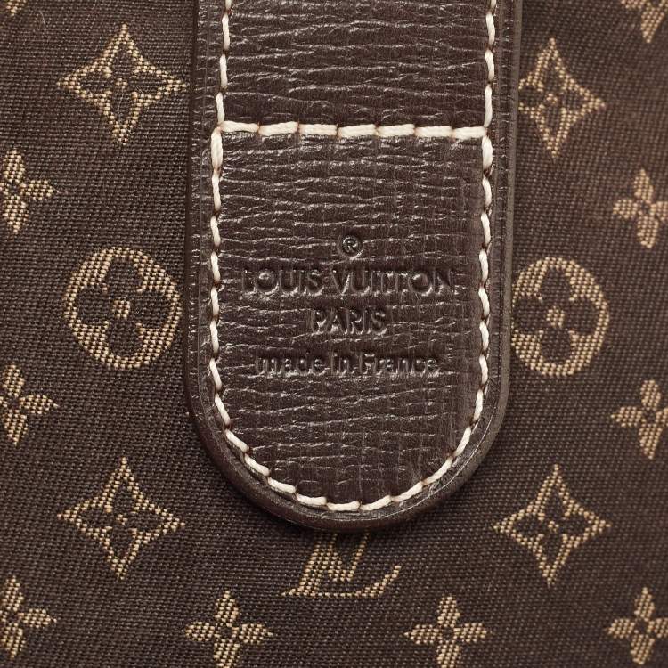 Pre Owned Louis Vuitton Fusain Monogram Idylle Canvas Elegie Bag