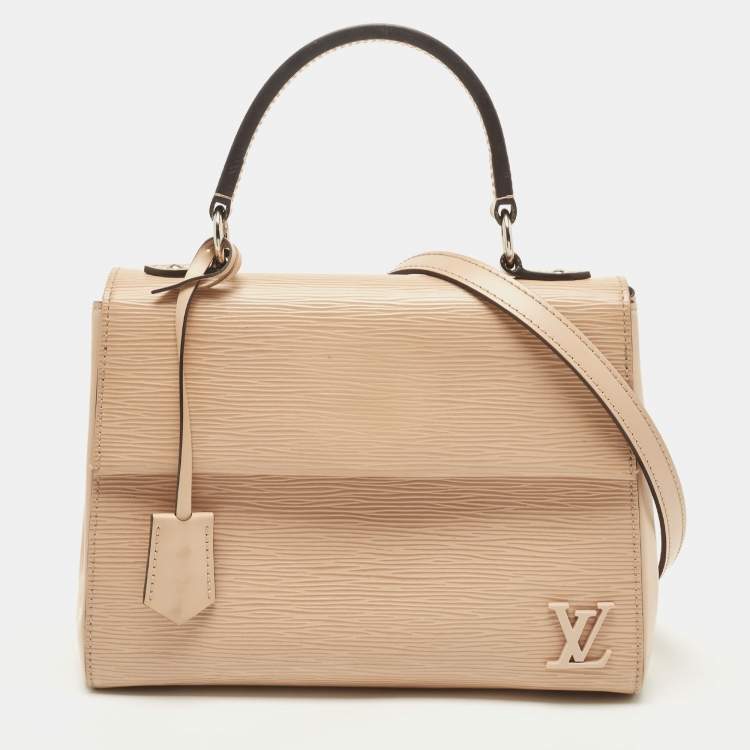 tas satchel Louis Vuitton Cluny Epi Leather BB Nude Satchel