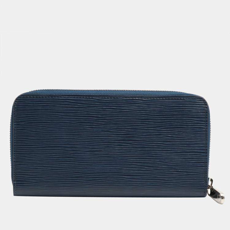 Louis Vuitton Zippy Wallet Andigo Blue M61873 EPI Leather