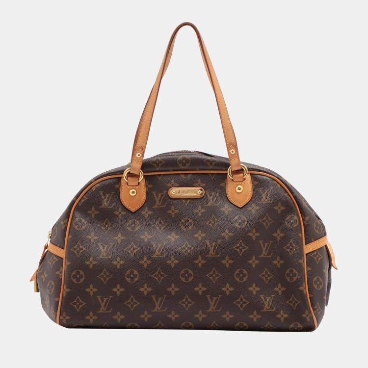 LOUIS VUITTON Monogram Montorgueil GM Shoulder Bag M95566 LV Auth