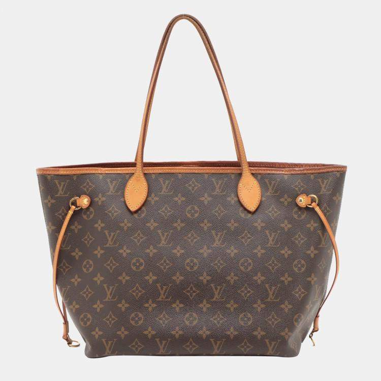 LOUIS VUITTON M41178 MONOGRAM NEVERFULL MM W POUCH TOTE BAG