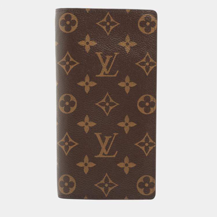 Louis Vuitton Dark Brown Leather Monogram Embossed Bifold Wallet Louis  Vuitton | The Luxury Closet