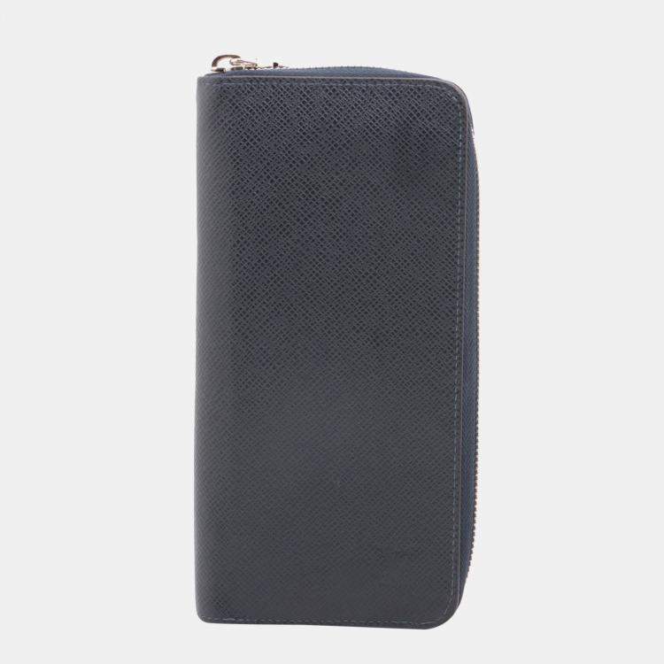 Louis Vuitton Taiga Zippy wallet vertical M30510 LM0271 Navy blue Louis  Vuitton