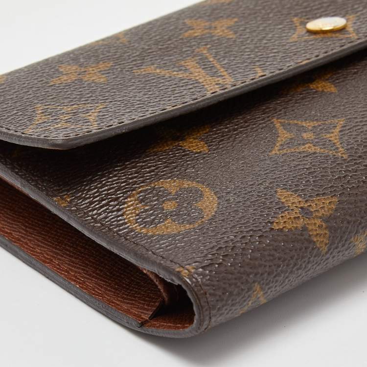 Pre Owned Louis Vuitton Monogram Canvas Porte-Tresor International Wallet
