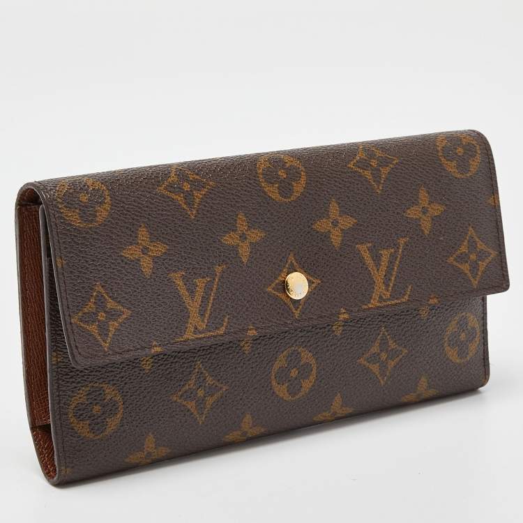 Pre Owned Louis Vuitton Monogram Canvas Porte-Tresor International Wallet