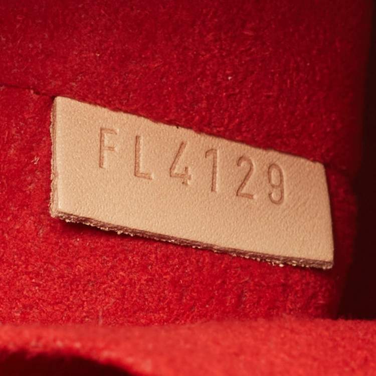 Pre Owned Louis Vuitton Cherry Monogram Canvas and Leather V BB Bag