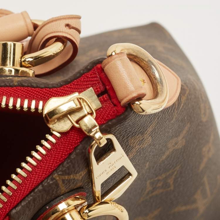 Pre Owned Louis Vuitton Cherry Monogram Canvas and Leather V BB Bag